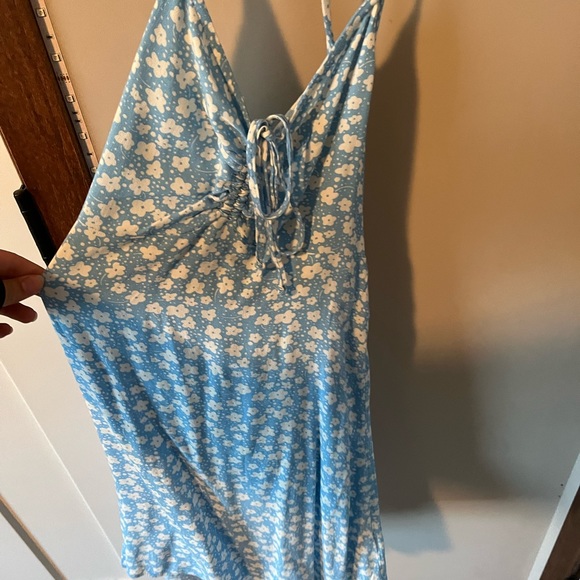 Blue halter top dress - Picture 5 of 7